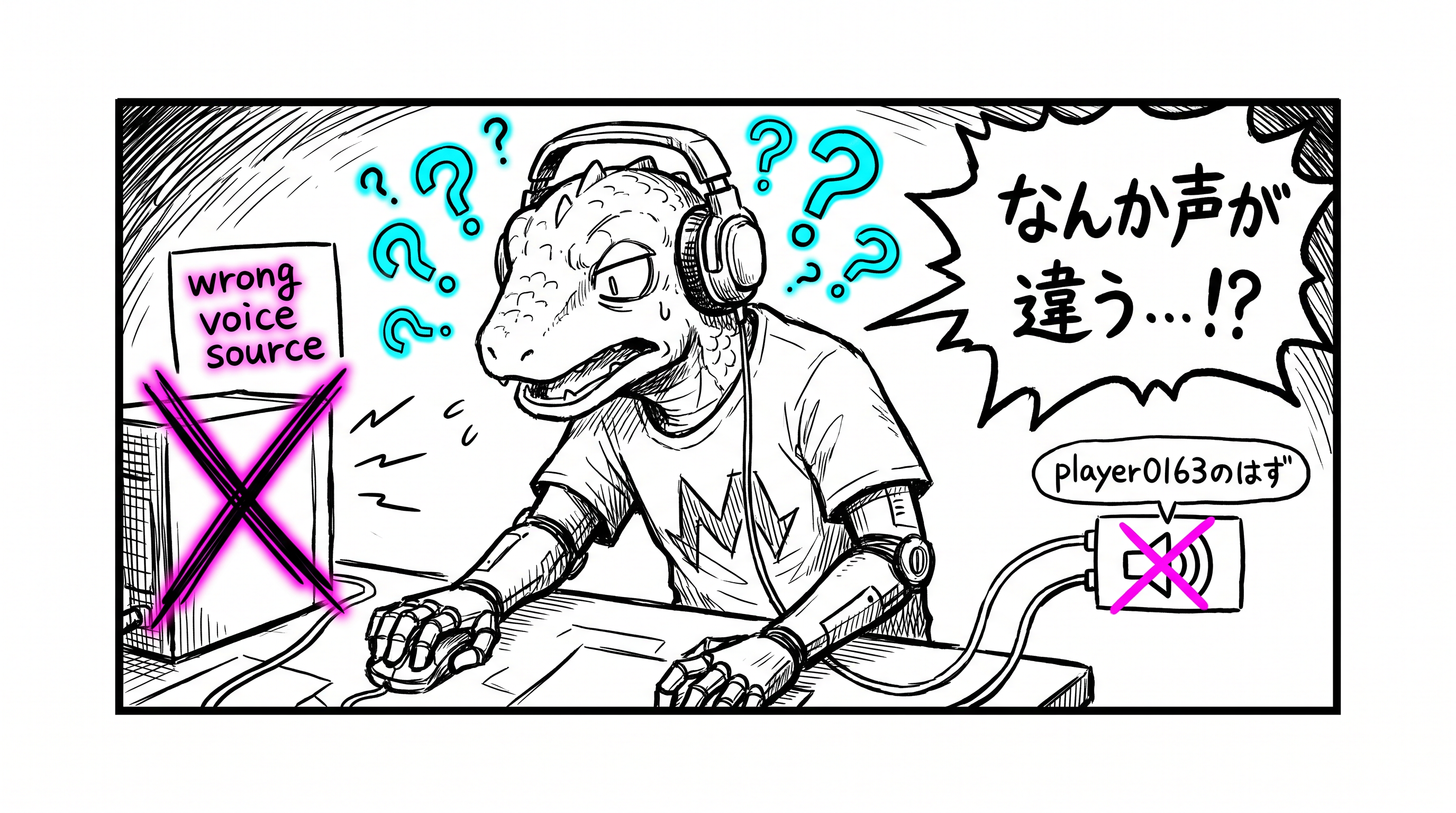 ボイスID間違い