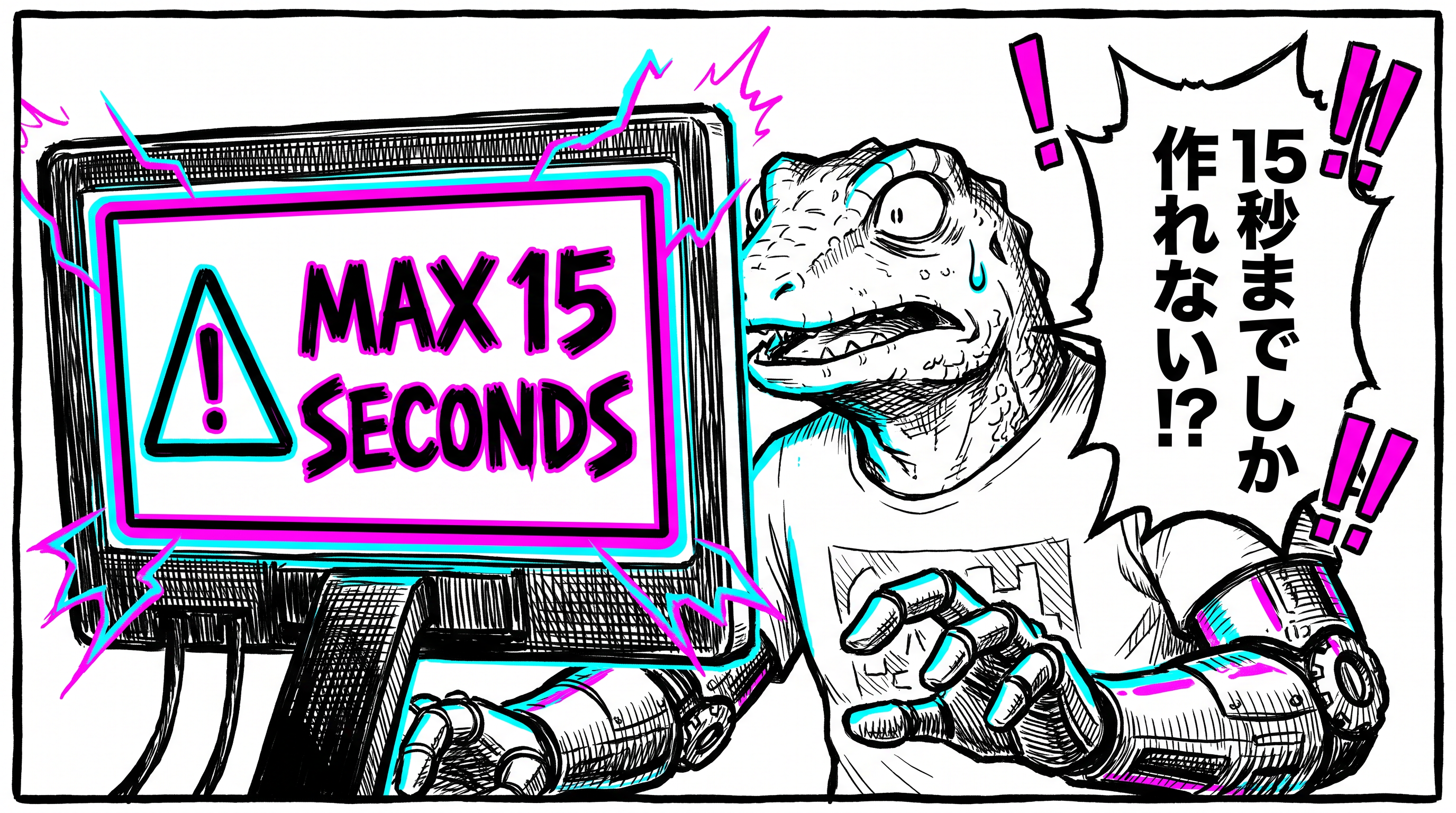MAX 15 SECONDSのエラー